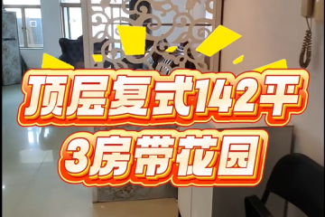 【样板】石竹新花园-146平米-3房带花园-复式